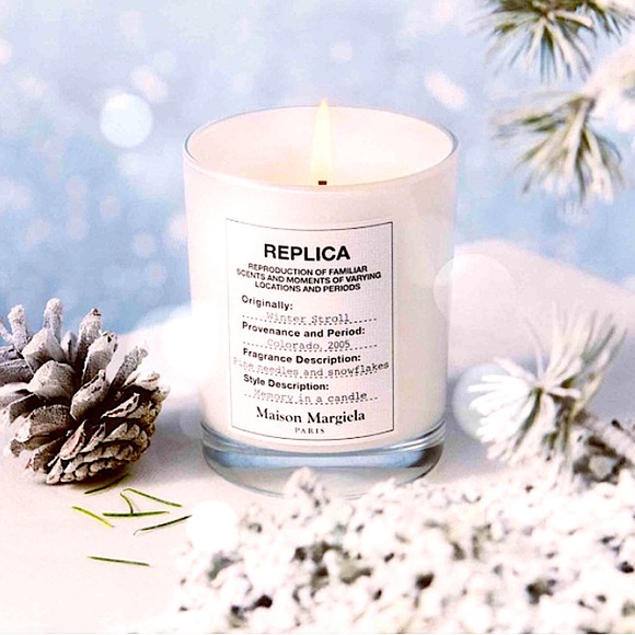 MAISON MARGIELA - ‘REPLICA’ •WINTER STROLL• SCENTED CANDLE (165g/5.82oz) **NEW** - Picture 3 of 16